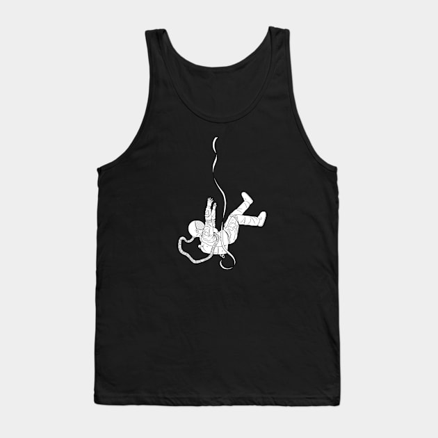 Lonely astronaut Tank Top by arvitalya